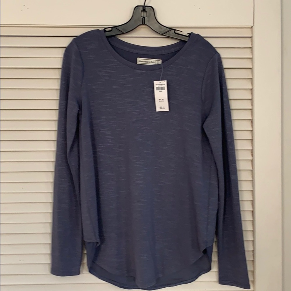 Blue soft blouse